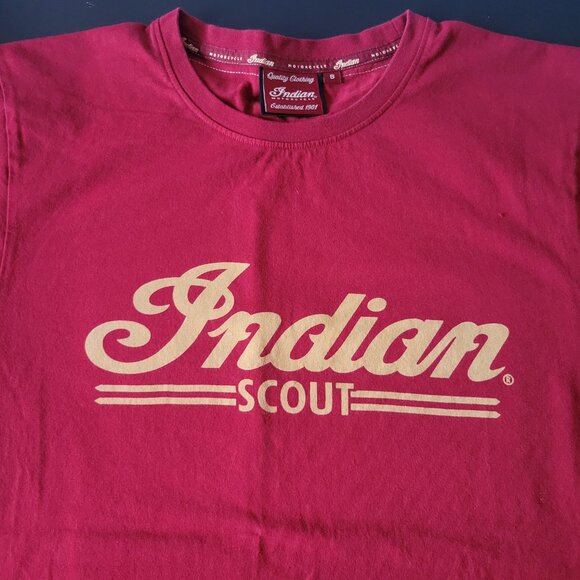 Indian Motorcycle T-Shirt, Limited Edition Gold Ink Graphic Print, Men's S, NWOT - Picture 1 of 9